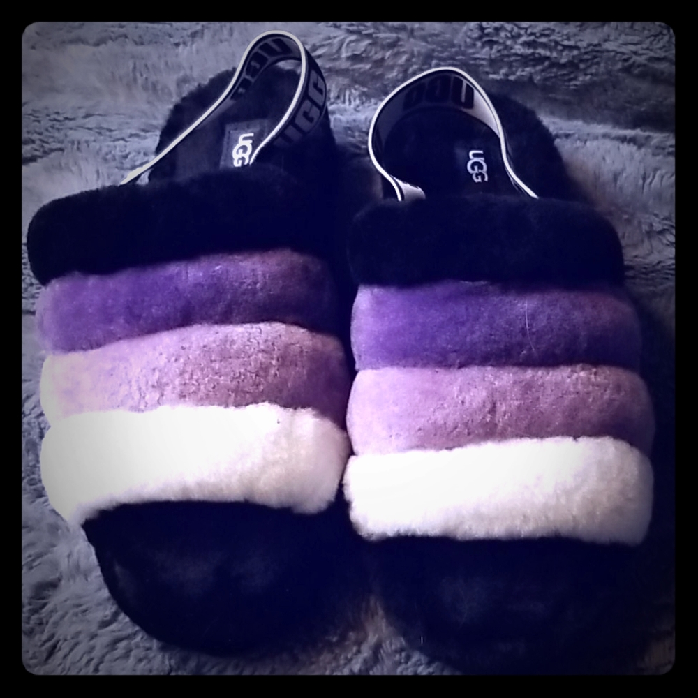 UGG Yeah Fuzzy Slides